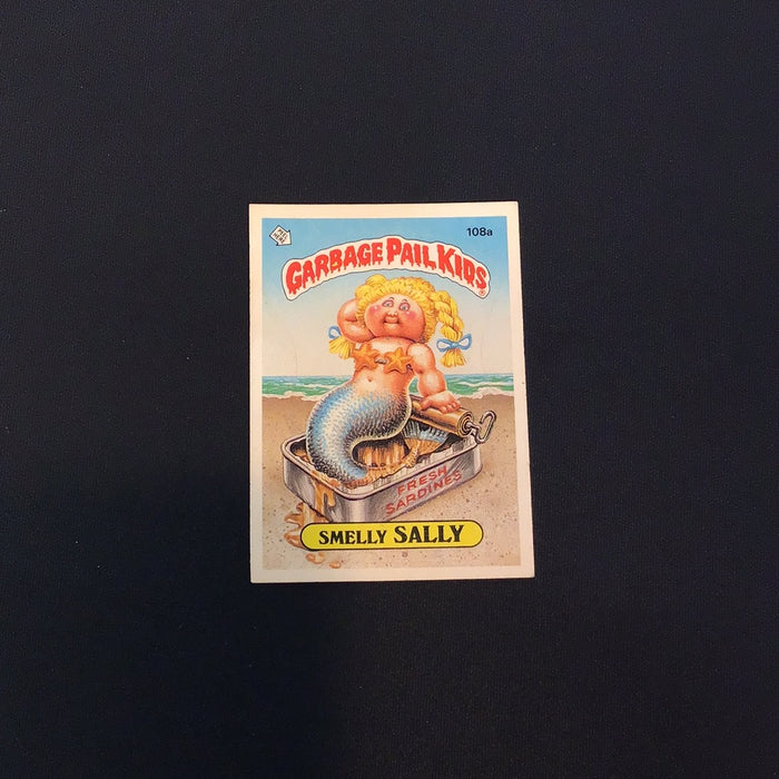 1986 Topps Garbage Pail Kids #108a Smelly Sally