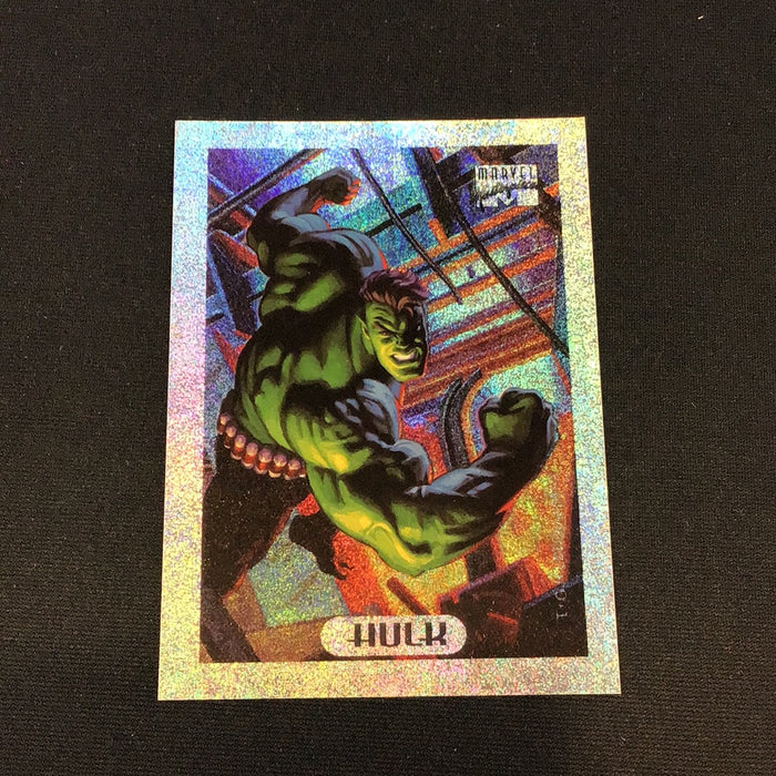 1994 Fleer Marvel Masterpieces Holofoil Silver #4 Hulk