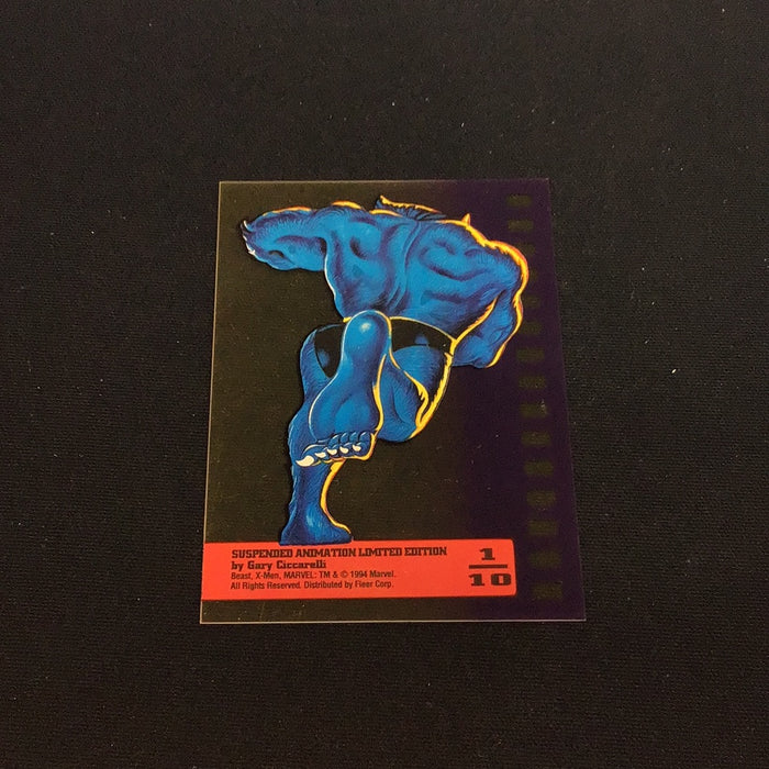 1995 Fleer Ultra X-Men Suspended Animation Cells #01 Beast