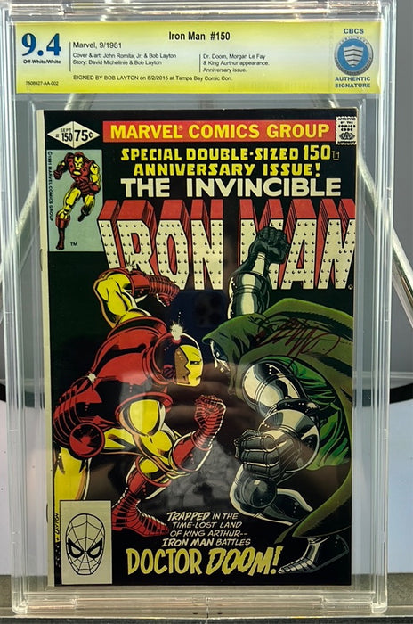 Iron Man 150 (1981) CBCS 9.4