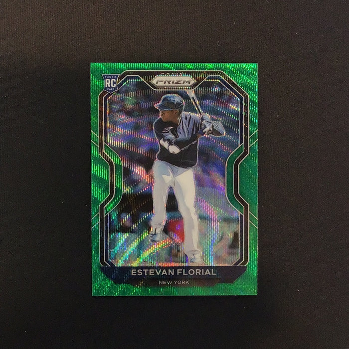 2021 Panini Prizm Prizms Green Wave #85 Estevan Florial