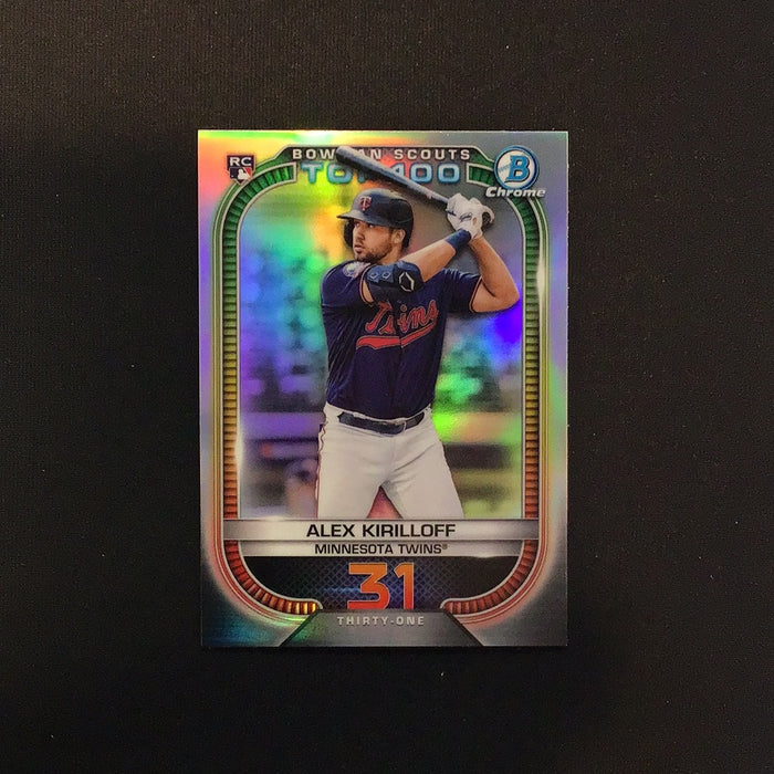 2021 Bowman Chrome Scouts Top 100 Refractors #BTP31 Alex Kirilloff