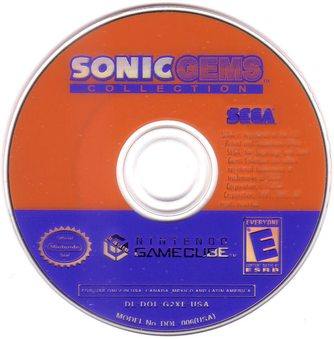 Sonic Gems Collection for GameCube