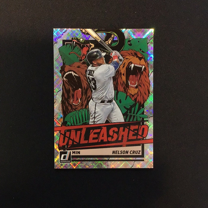 2021 Donruss Unleashed Diamond #12 Nelson Cruz