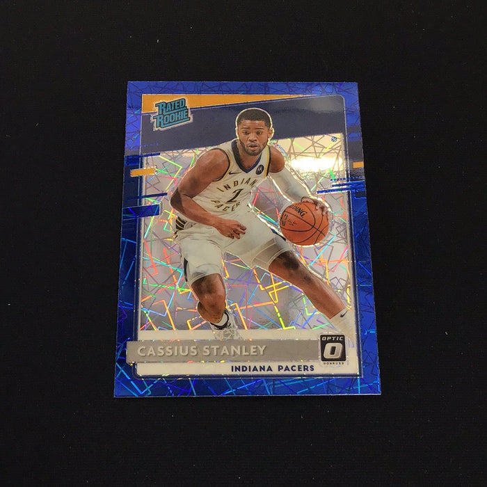 2020-21 Donruss Optic Blue Velocity #199 Cassius Stanley RR