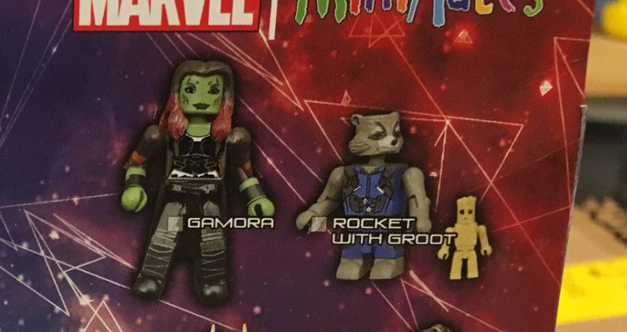 Gamora and Rocket - Marvel Minimates Series 71 GOTG Volume 2