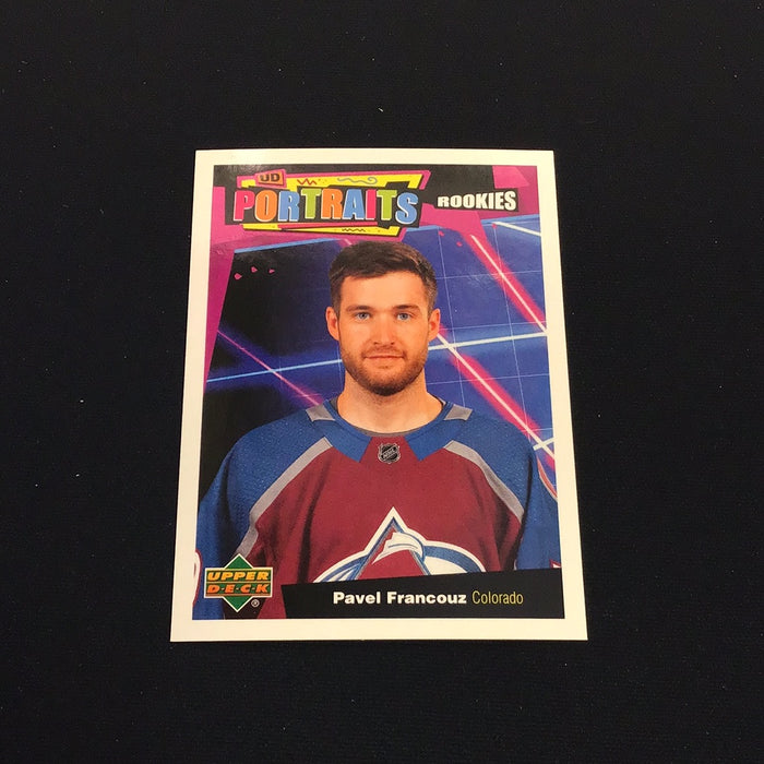 2020-21 Upper Deck UD Portraits #P99 Pavel Francouz