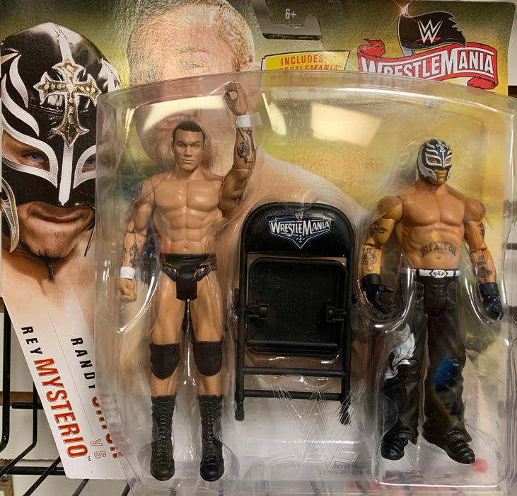 Randy Orton vs. Rey Mysterio (WrestleMania 22) - WWE WrestleMania Battle Pack