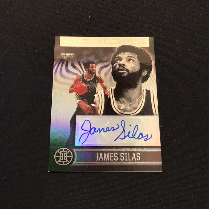 2020-21 Panini Illusions Trophy Collection Signatures #5 James Silas