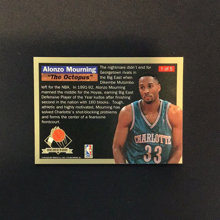 1992-93 Ultra Rejectors #1 Alonzo Mourning