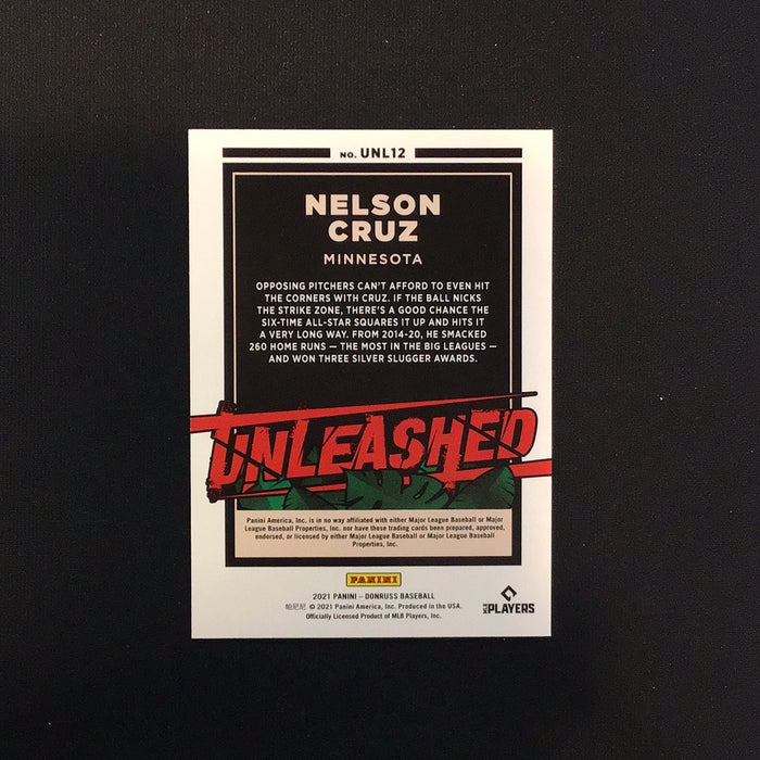 2021 Donruss Unleashed Diamond #12 Nelson Cruz