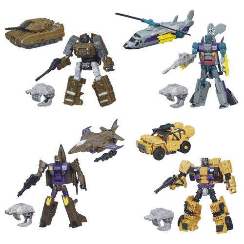 Set of 4 - Transformers Combiner Wars Deluxe Wave 5