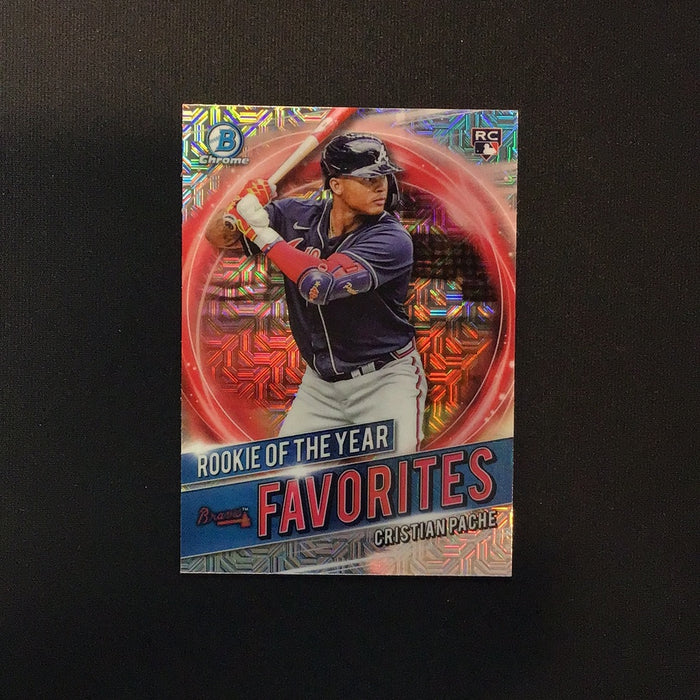 2021 Bowman Chrome Mega Box Rookie of the Year Favorites Refractors #RRYCP Cristian Pache