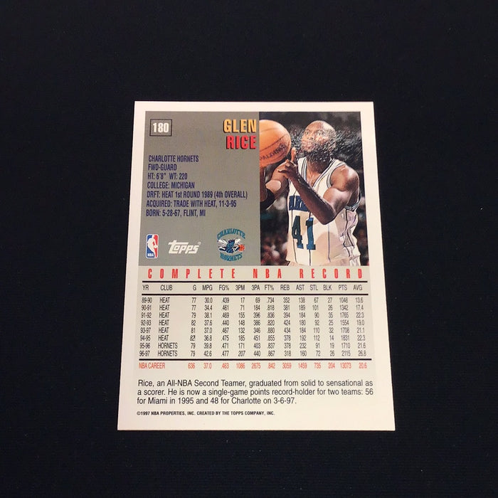 1997-98 Topps #180 Glen Rice