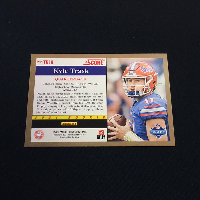 2021 Score 91 Throwback Rookies Purple 10 Kyle Trask The Nerd Mall