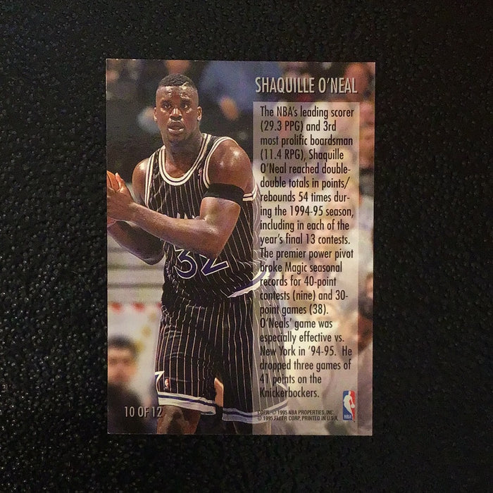 1995-96 Fleer Double Doubles #10 Shaquille O'Neal