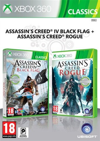 Assassin's Creed Black Flag & Rogue for Xbox 360