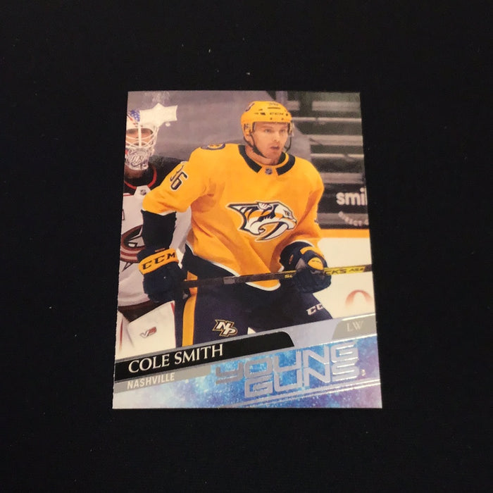 2020-21 Upper Deck #481 Cole Smith YG RC