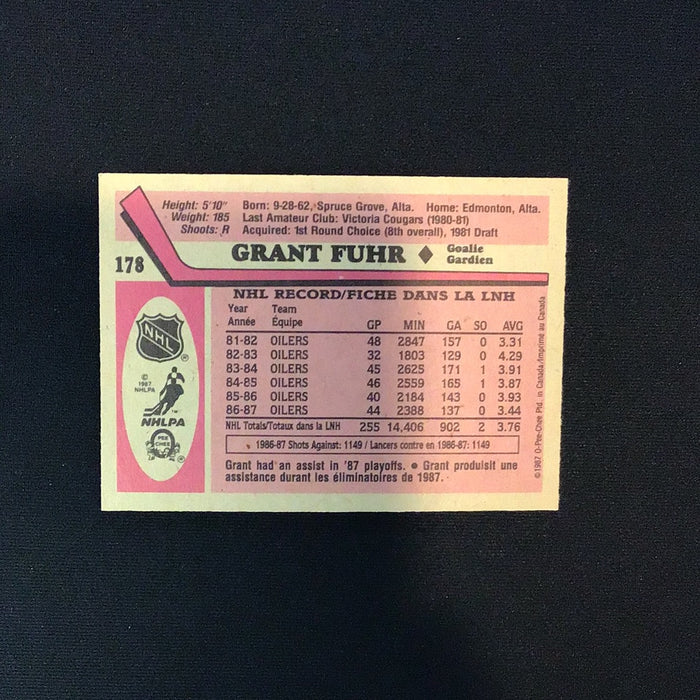 1987-88 O-Pee-Chee #178 Grant Fuhr