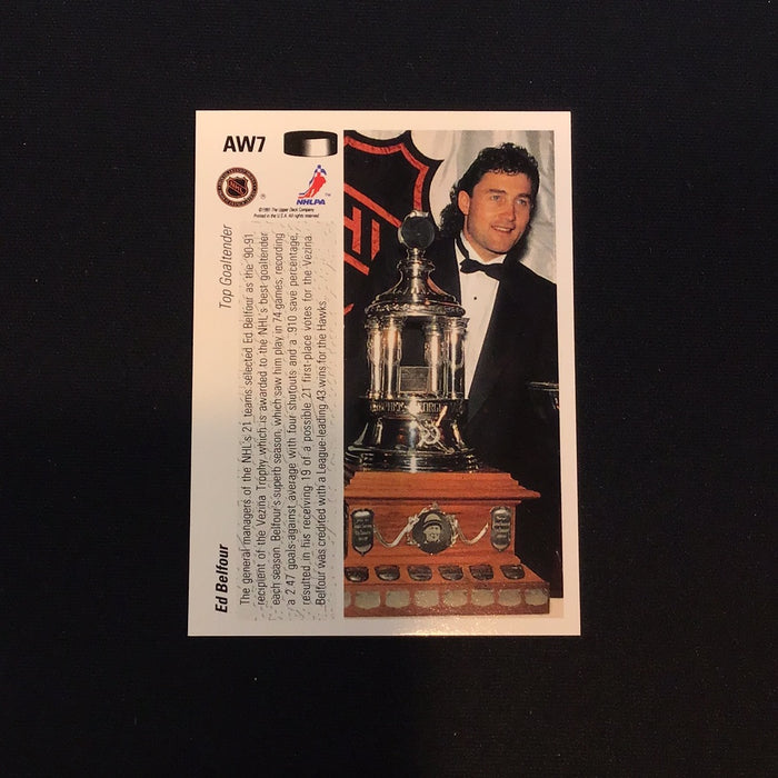 1991-92 Upper Deck Award Winner Holograms #AW7 Ed Belfour