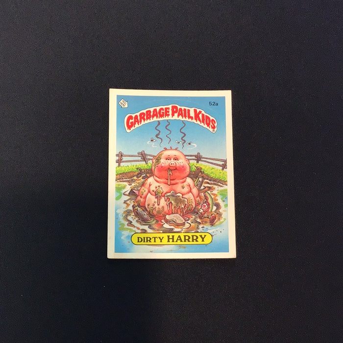 1985 Topps Garbage Pail Kids #52a Dirty Harry