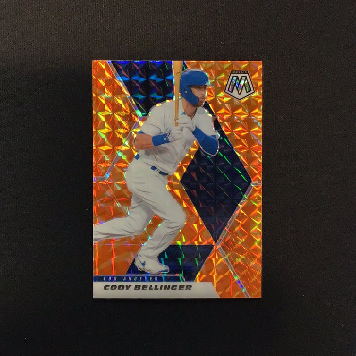 2021 Panini Mosaic Mosaic Reactive Orange #59 Cody Bellinger