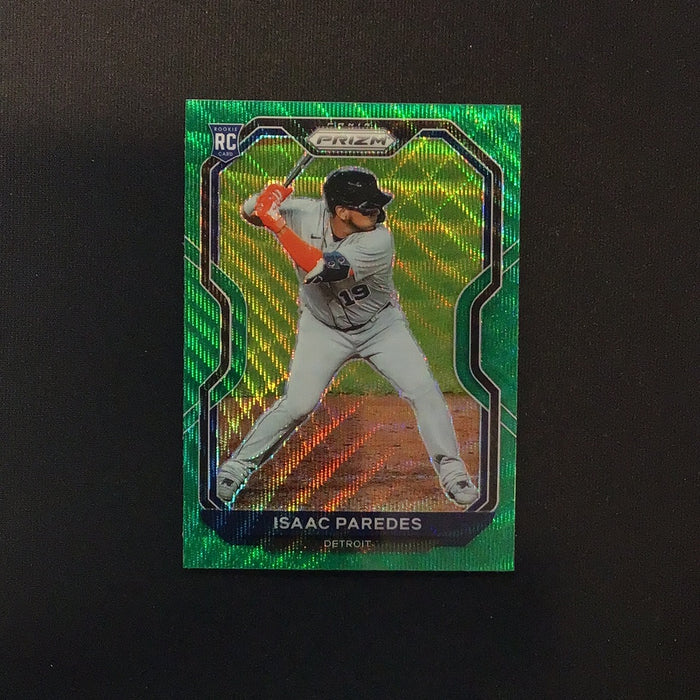 2021 Panini Prizm Prizms Green Wave #43 Isaac Paredes