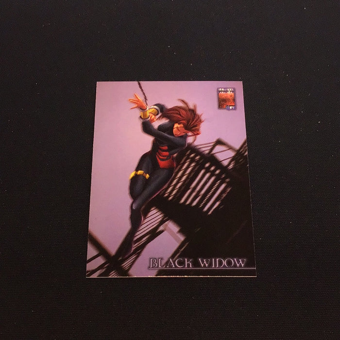1997 Fleer SkyBox Marvel Premium QFX #31 Black Widow