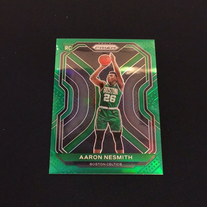 2020-21 Panini Prizm Prizms Green #282 Aaron Nesmith