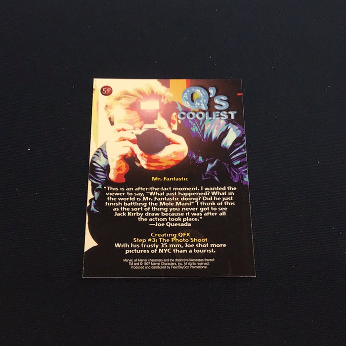 1997 Fleer SkyBox Marvel Premium QFX #57 Mr. Fantastic