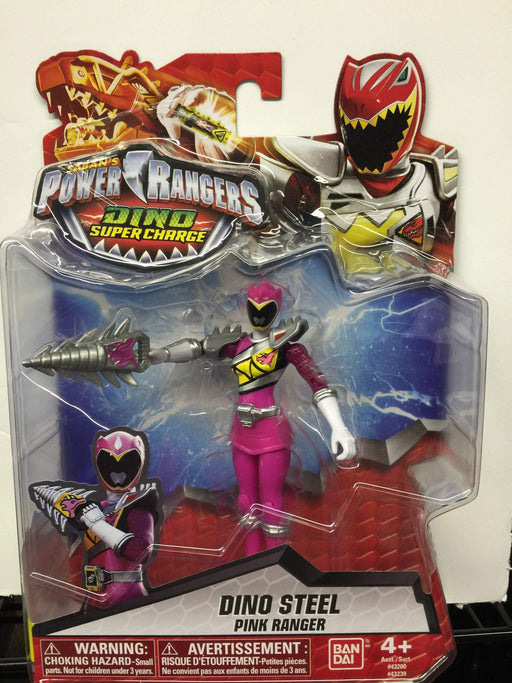 Dino Steel Pink Ranger - Power Rangers Dino Super Charge 5In Action Figure