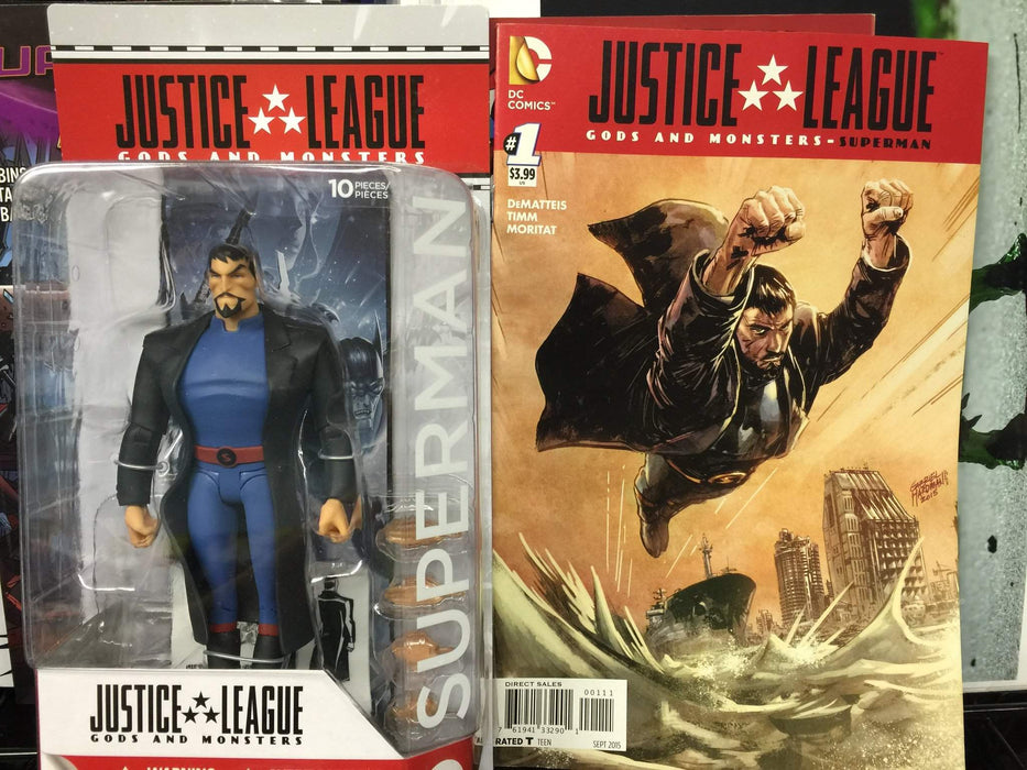 Justice League Gods & Monsters Superman with Jla Gods And Monsters Superman #1