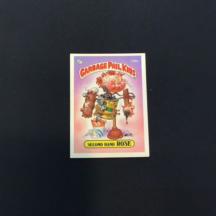 1986 Topps Garbage Pail Kids #129a Second Hand Rose