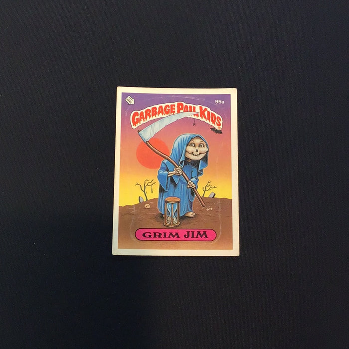 1986 Topps Garbage Pail Kids #95a Grim Jim