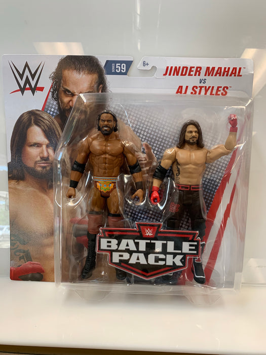 AJ Styles & Jinder Mahal - WWE Battle Pack Series 59