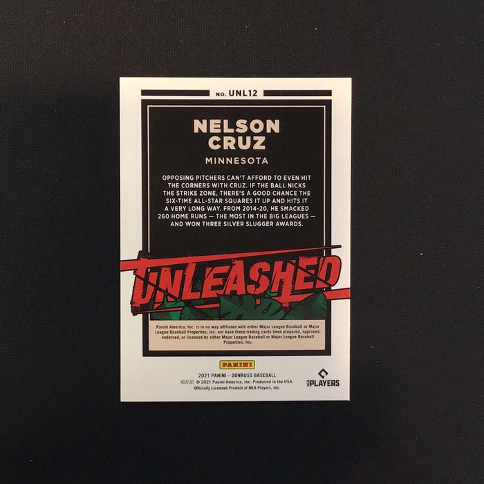 2021 Donruss Unleashed Vector #12 Nelson Cruz