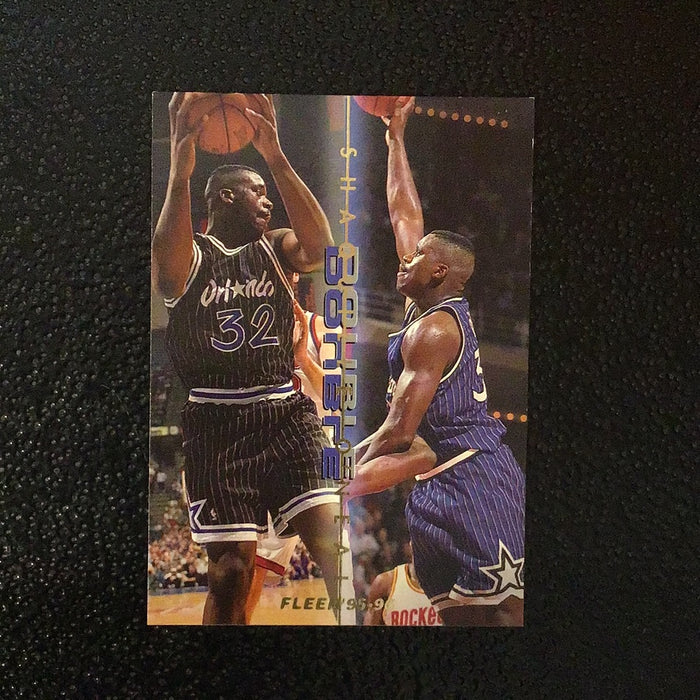 1995-96 Fleer Double Doubles #10 Shaquille O'Neal