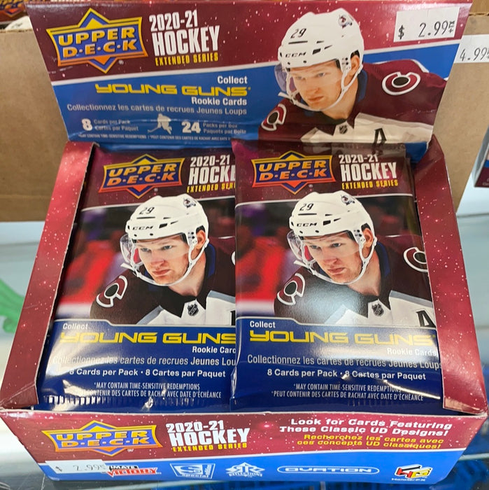 2020/21 Upper Deck Extended Series Hockey Retail Pack