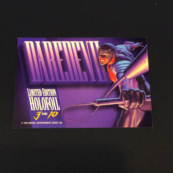 1994 Fleer Marvel Masterpieces Holofoil Silver #3 Daredevil