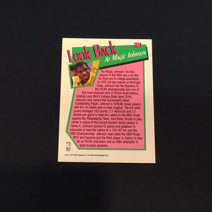 1991-92 Hoops #321 Magic Johnson YB