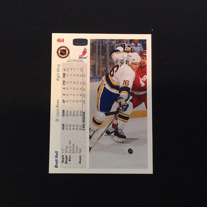 1991-92 Upper Deck #464 Brett Hull