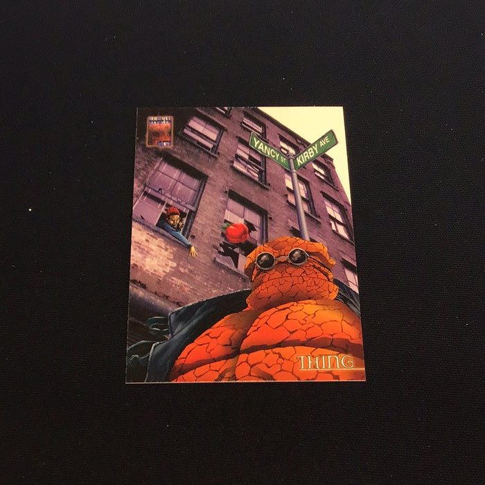 1997 Fleer SkyBox Marvel Premium QFX #62 Thing