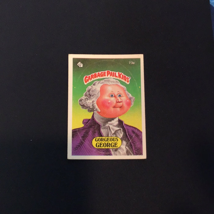 1985 Topps Garbage Pail Kids #73a Gorgeous George