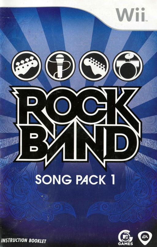 Rock Band Track Pack Volume 1 for Wii