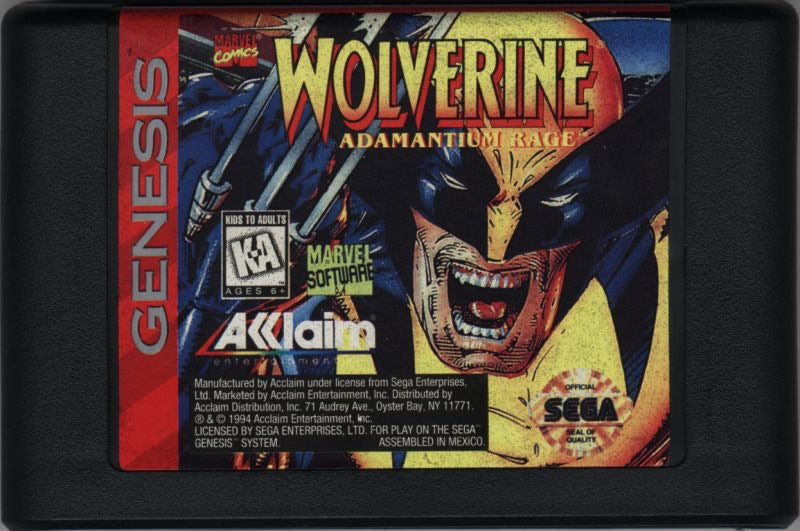Wolverine Adamantium Rage