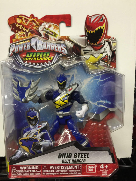 Dino Steel Blue Ranger - Power Rangers Dino Super Charge 5In Action Figure