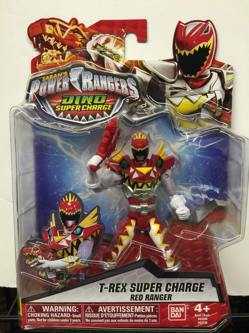 T-Rex Super Charge Red Ranger - Power Rangers Dino Super Charge 5In Action Figure