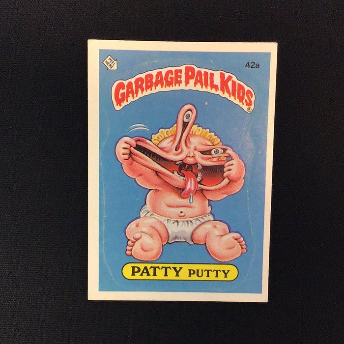 1985 Topps Garbage Pail Kids #42a Patty Putty