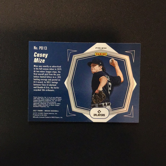 2021 Panini Mosaic Debuts Mosaic #13 Casey Mize