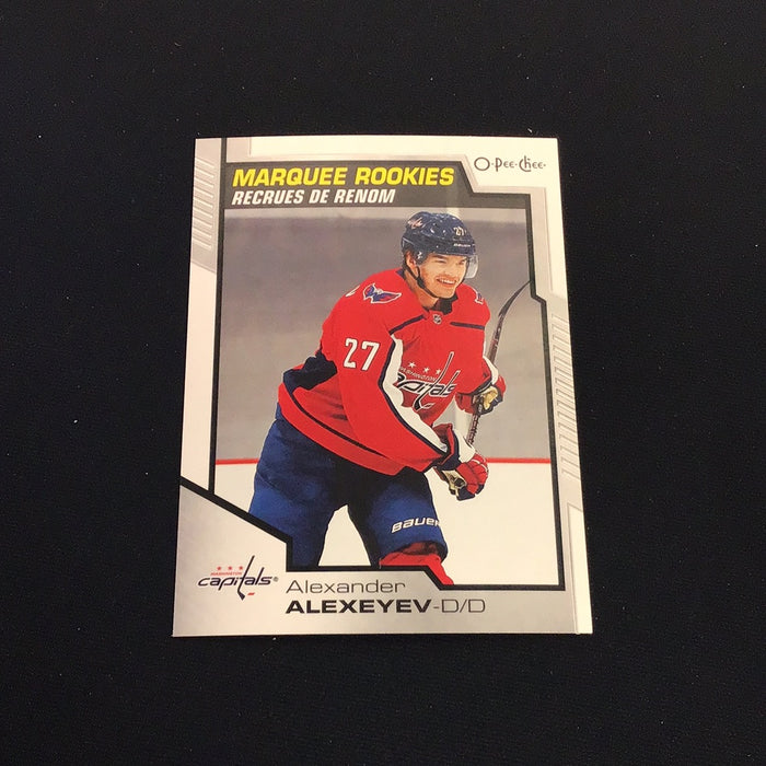 2020-21 O-Pee-Chee #639 Alexander Alexeyev RC